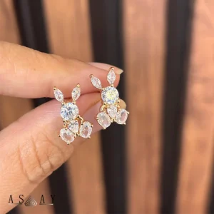 گوشواره جواهری ژوپینگ طرح خرگوش